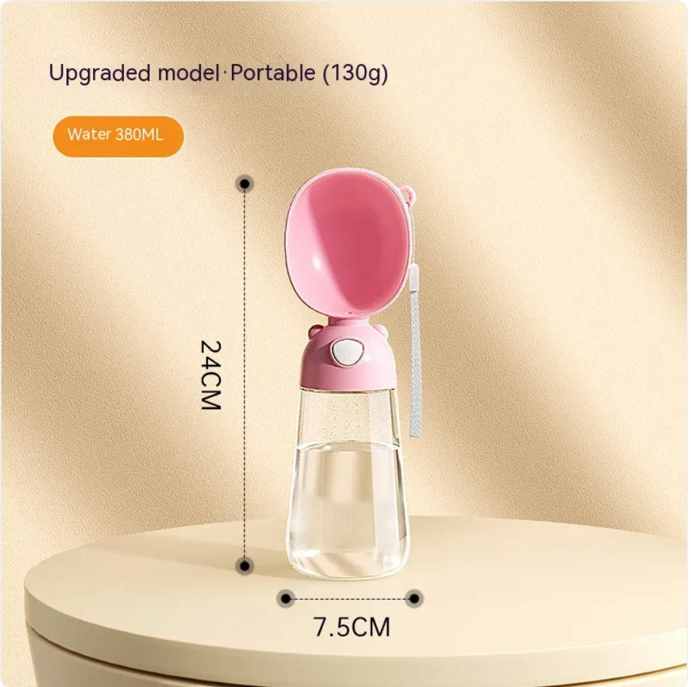 Portable Dog Water Bottle & Travel Bowl