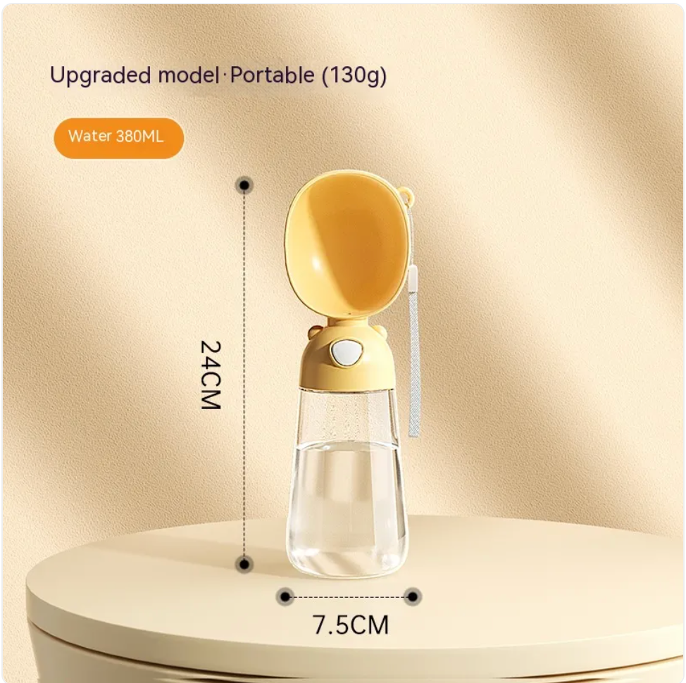 Portable Dog Water Bottle & Travel Bowl